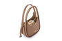 Lucky Bees Bolsa de Hombro Visón, Cuero de Polivinilo, Bolso Elegante para Mujer, 28x9x21 cm